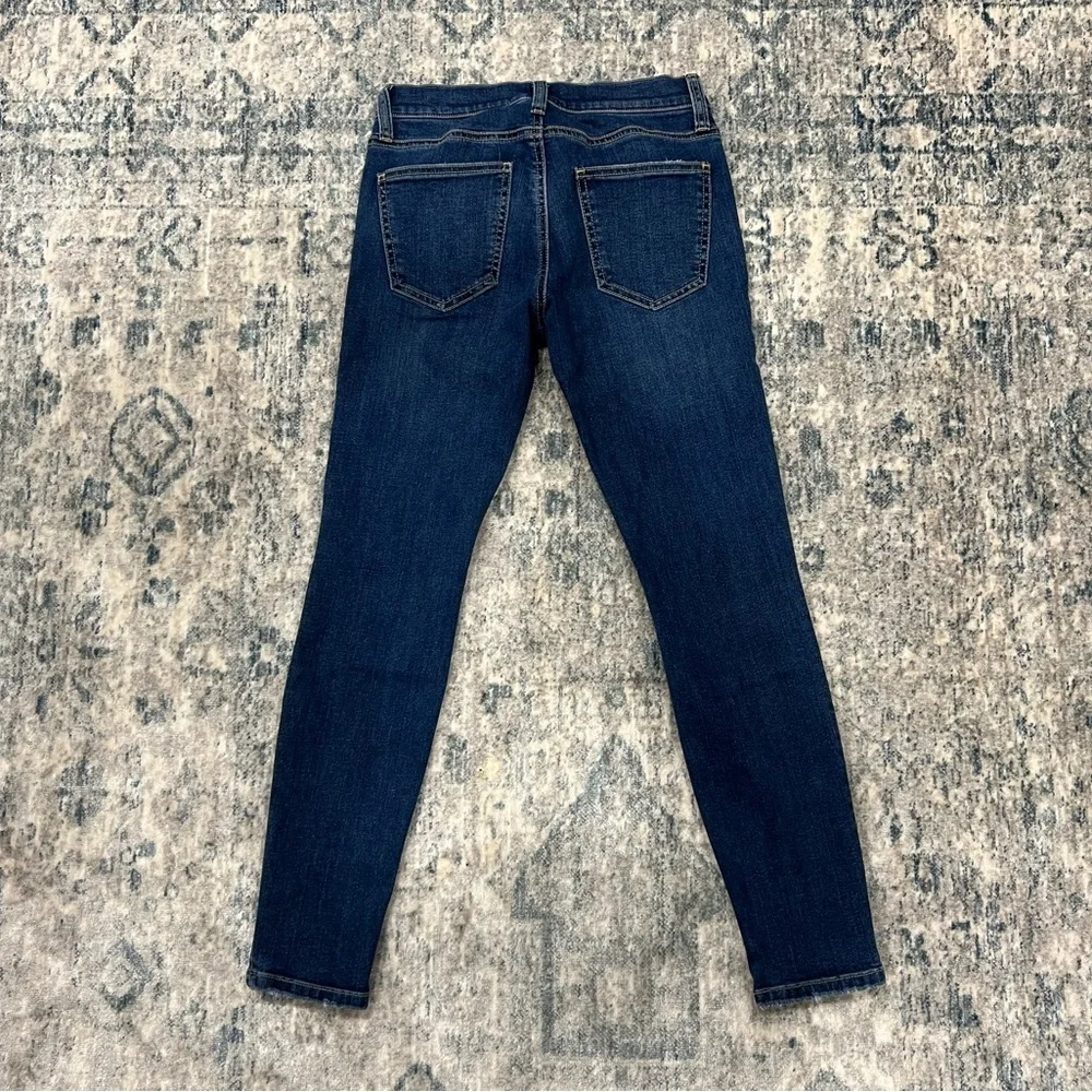 Current/Elliott medium blue wash skinny jeans size 25 one year worn - Picture 4 of 5